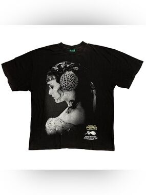 Civil Regime Star Wars Collab with Princess Leia Black Distressed Size: XL NWT